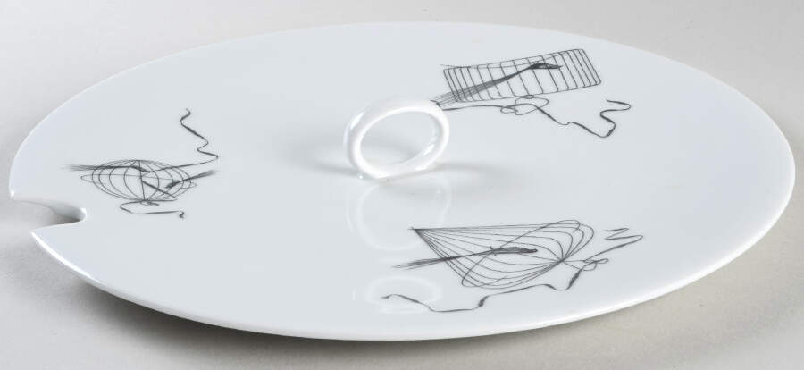 Papageno Lid for Tureen by Johann Haviland-1