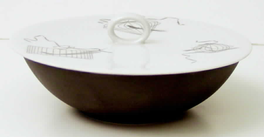 Papageno Cream Soup Bowl & Lid Set by Johann Haviland-1
