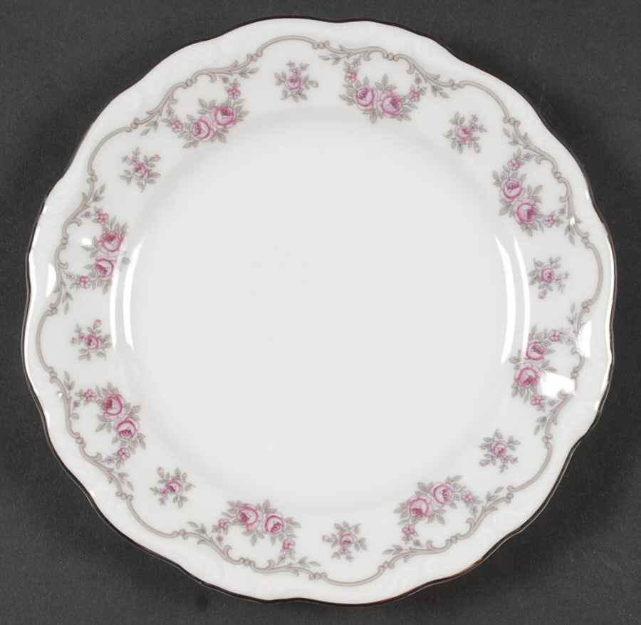 Petit Point Bread & Butter Plate by Johann Haviland-1