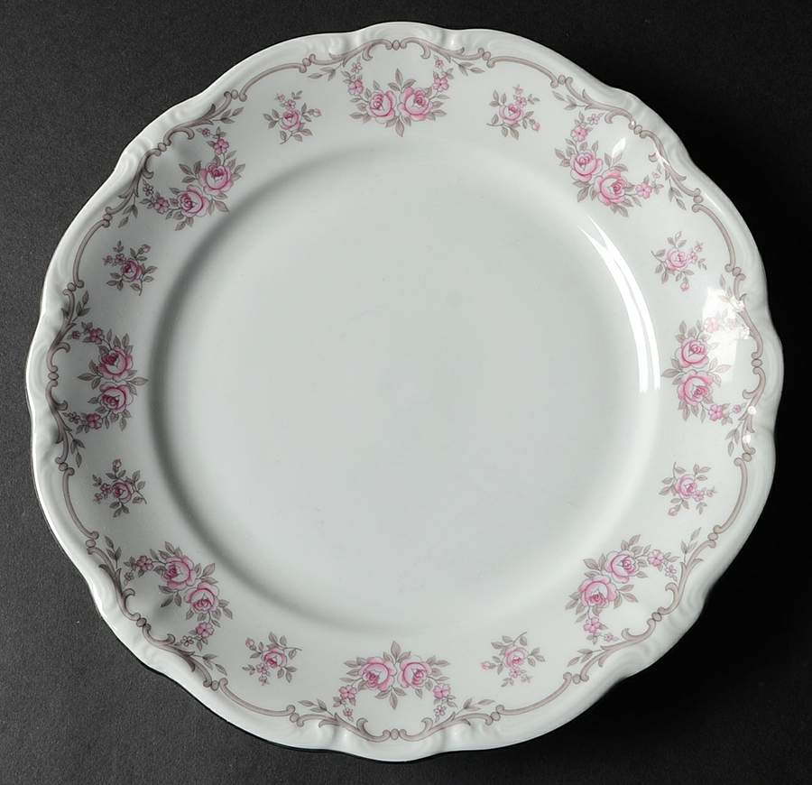 Petit Point Dinner Plate by Johann Haviland-1