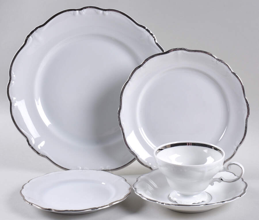 Platinum Baroque 5 Piece Place Setting by Johann Haviland-1