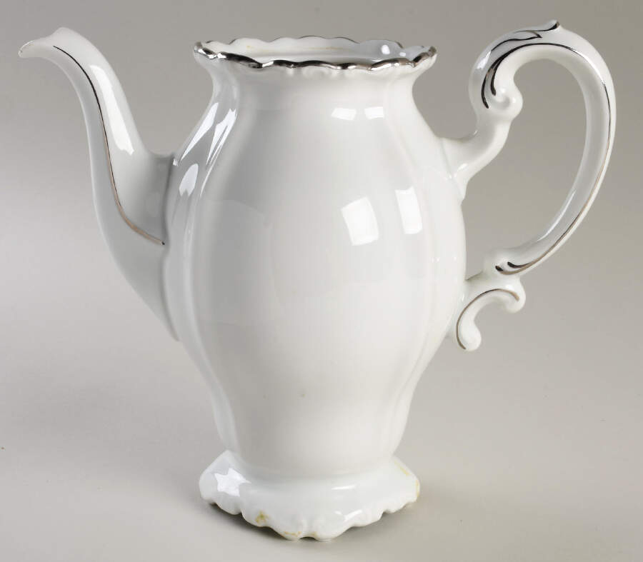 Platinum Baroque Coffee Pot No Lid by Johann Haviland-1