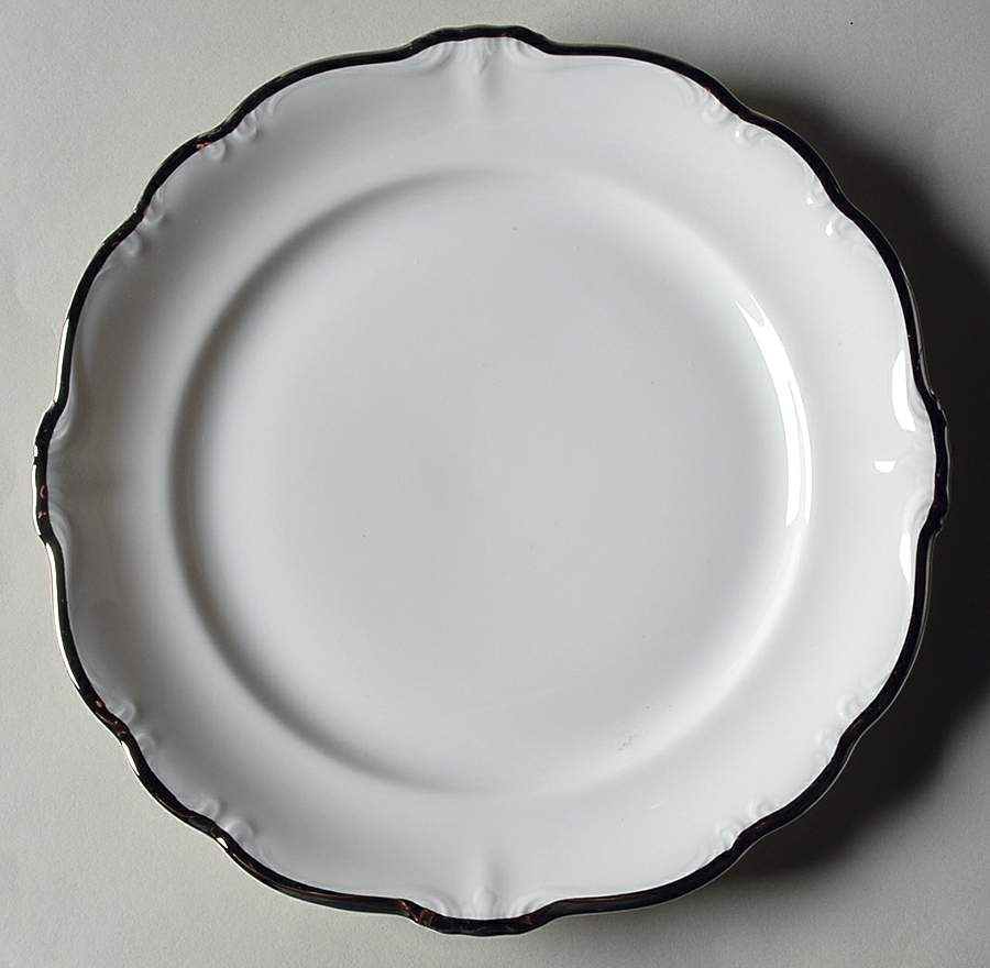 Platinum Baroque Salad Plate by Johann Haviland-1