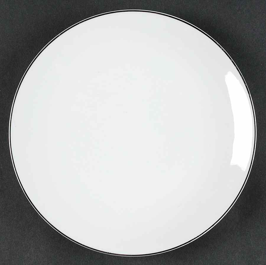 Platinum Riviera Salad Plate by Johann Haviland-1