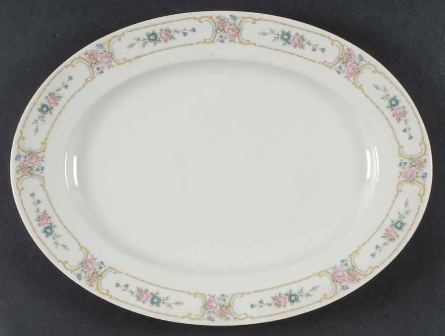 Primrose 14" Oval Serving Platter by Johann Haviland-1