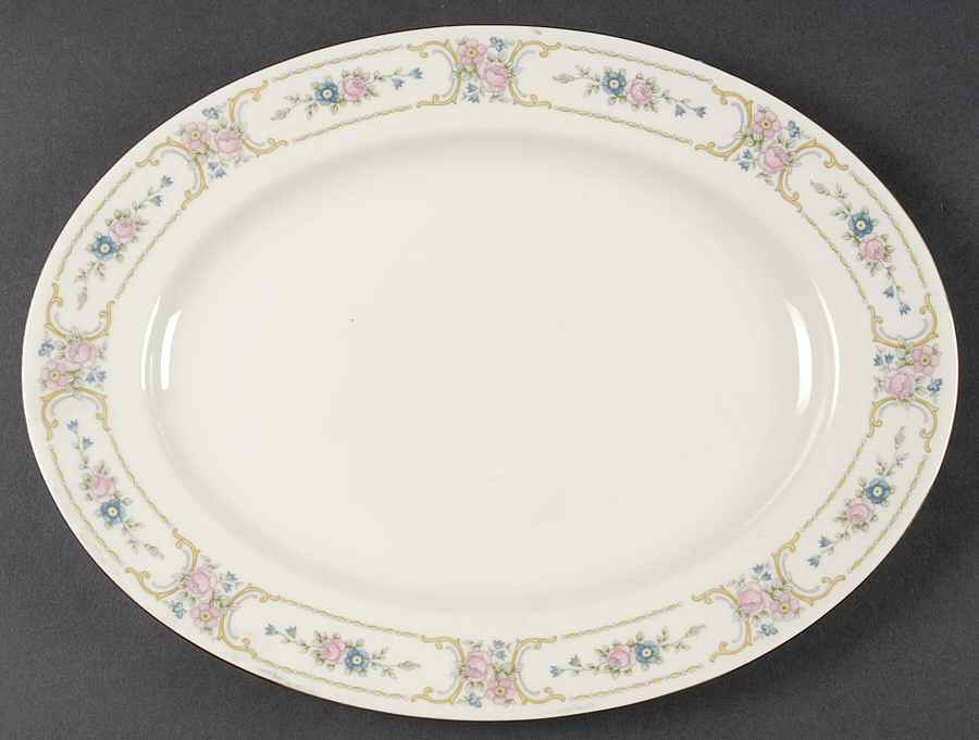 Primrose 12" Oval Serving Platter by Johann Haviland-1