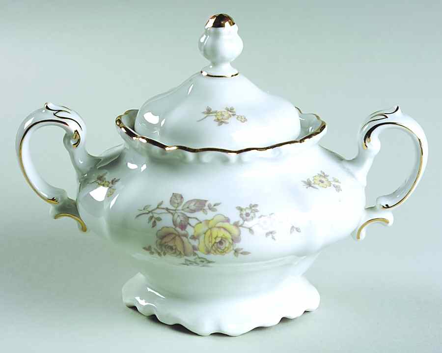 Regency Sugar Bowl & Lid by Johann Haviland-1