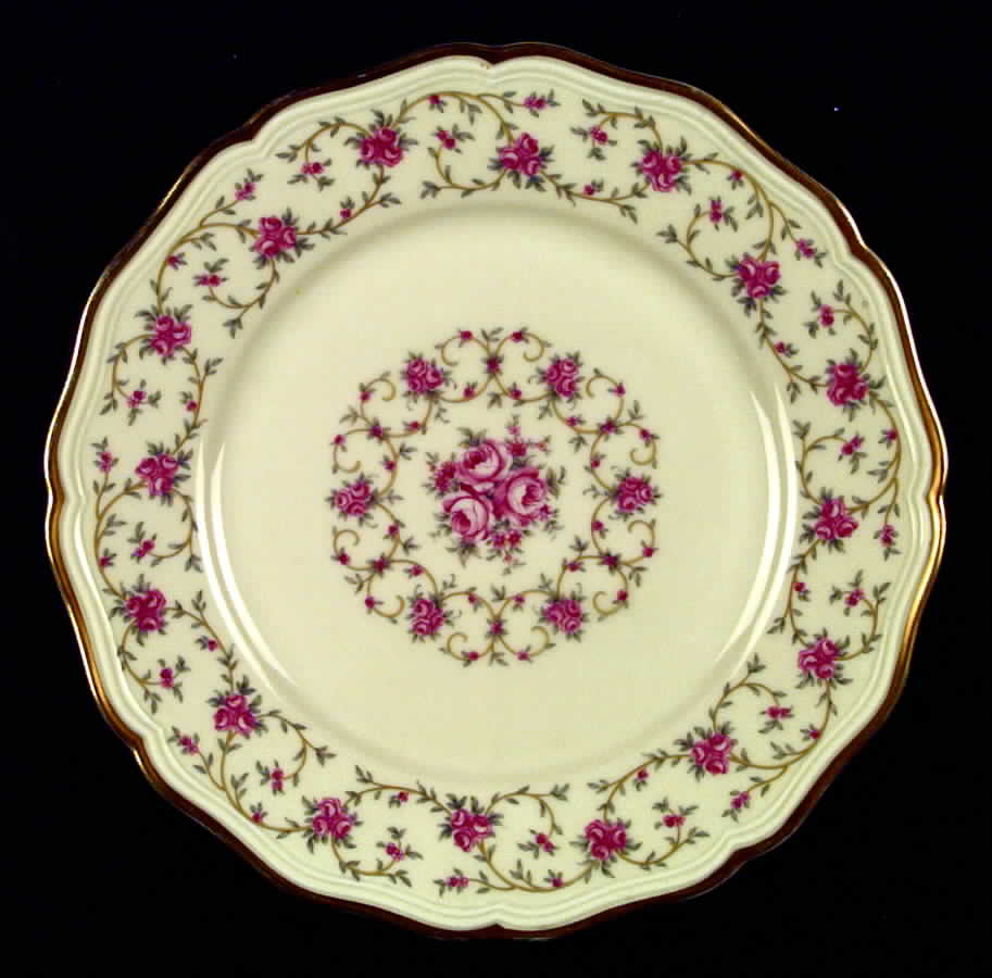 Rose Chintz Dinner Plate by Johann Haviland-1