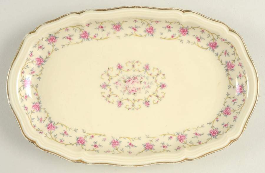 Rose Chintz 11" Oval Serving Platter by Johann Haviland-1