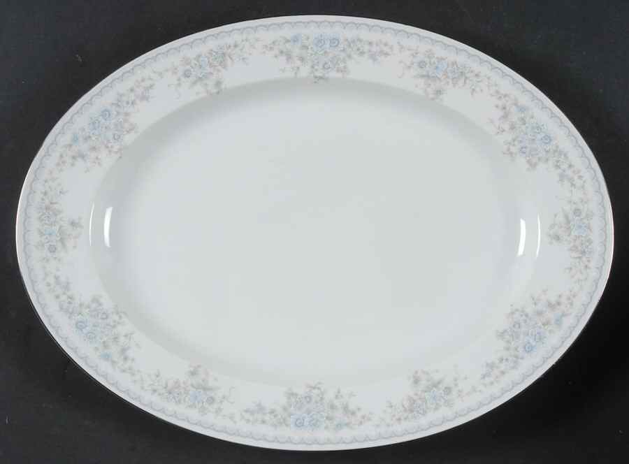 Royal Lace 12" Oval Serving Platter by Johann Haviland-1