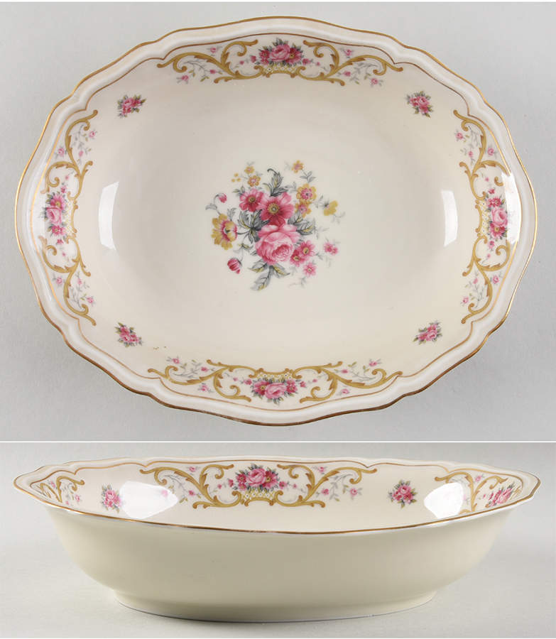 Romance 10" Oval Vegetable Bowl by Johann Haviland-1