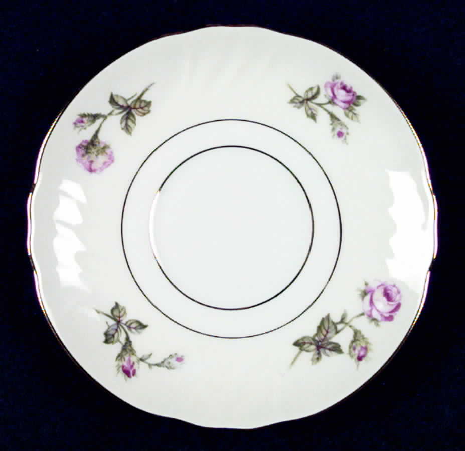 Rose of Picardy Cream Saucer by Johann Haviland-1
