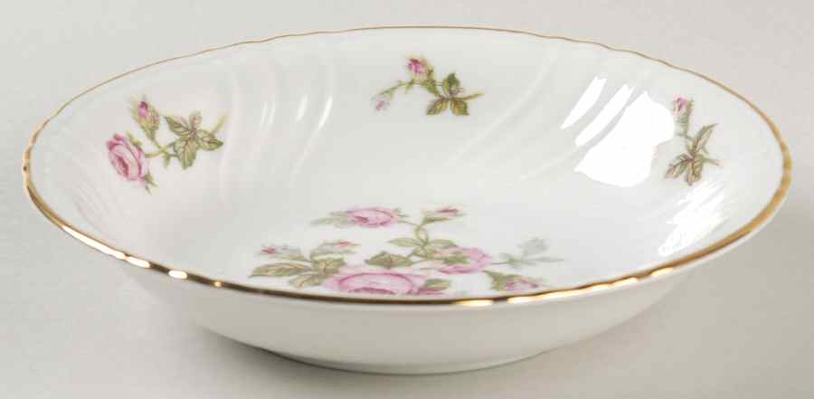 Rose of Picardy White Fruit/Dessert (Sauce) Bowl by Johann Haviland-1