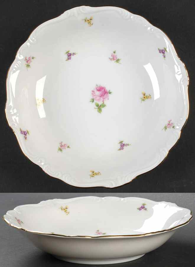 Rosebud Coupe Soup Bowl by Johann Haviland-1