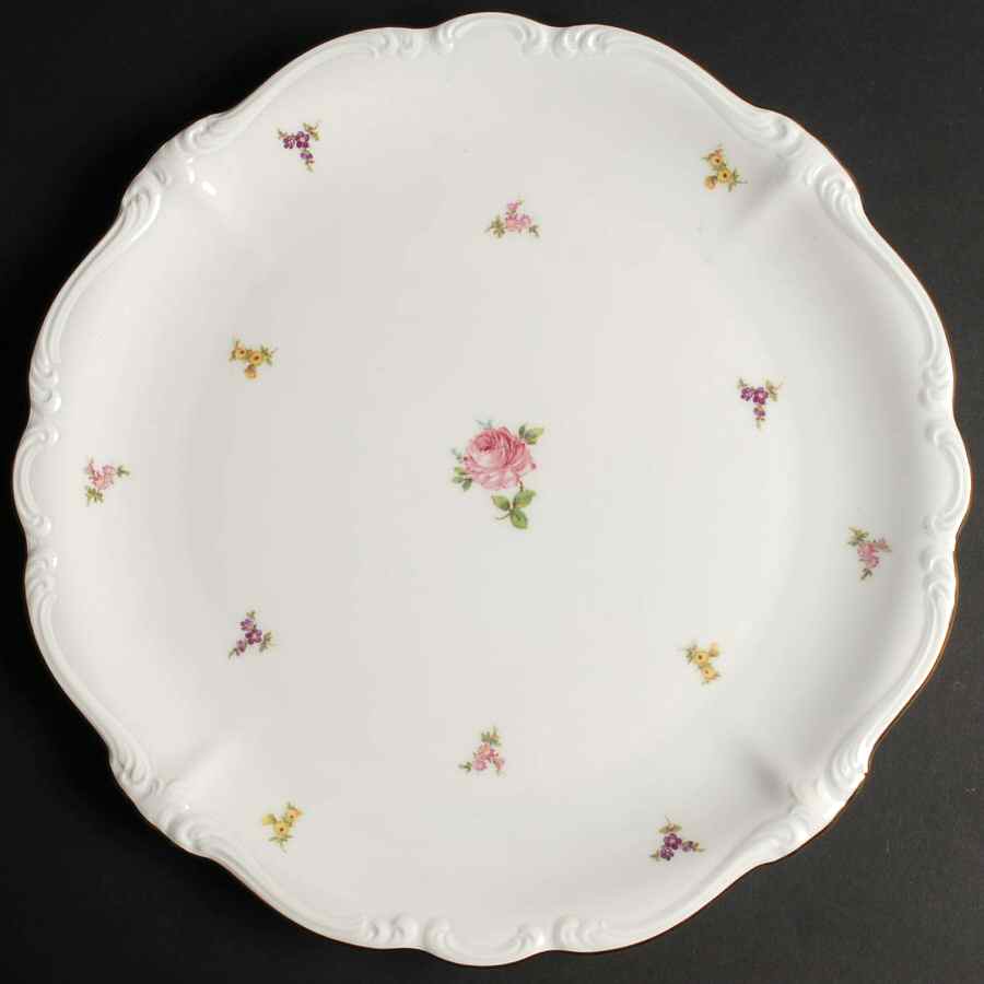 Rosebud 13" Chop Plate (Round Platter) by Johann Haviland-1