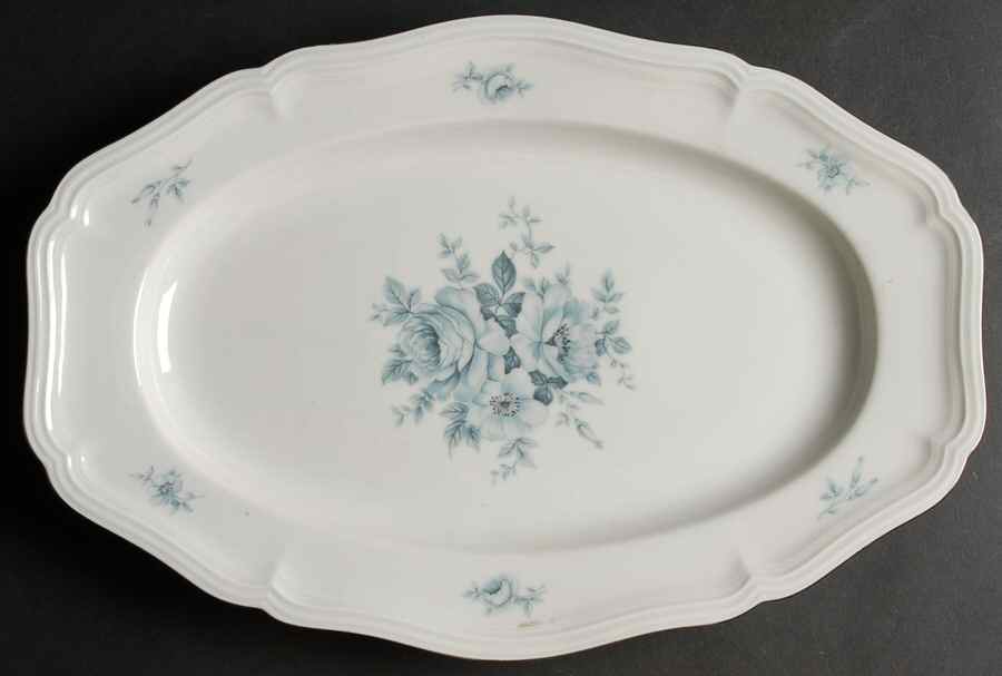 Rosamonde 15" Oval Serving Platter by Johann Haviland-1