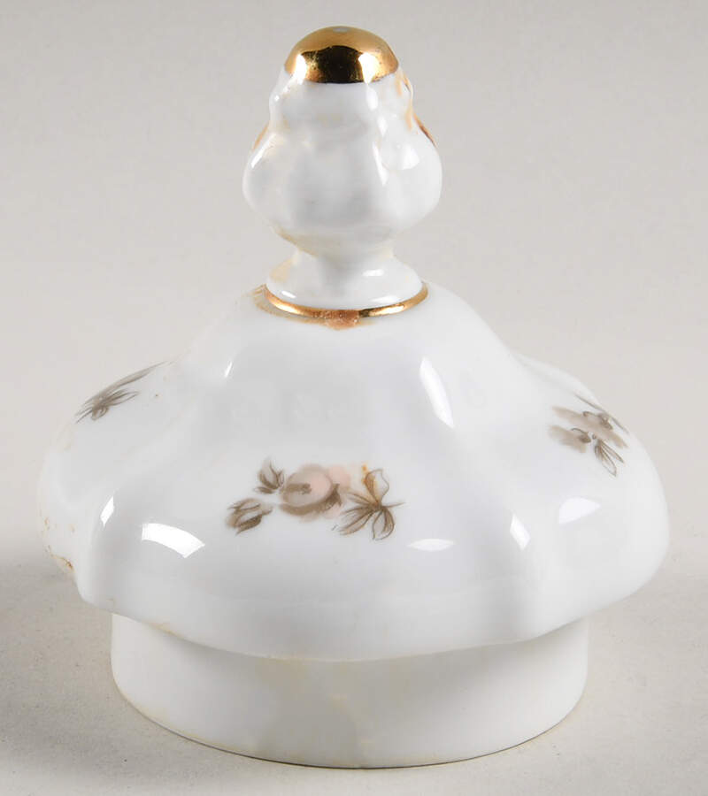 Sepia Rose Lid for Coffee Pot by Johann Haviland-1