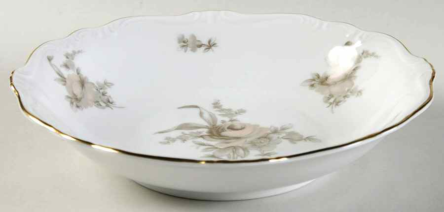 Sepia Rose Coupe Soup Bowl by Johann Haviland-1