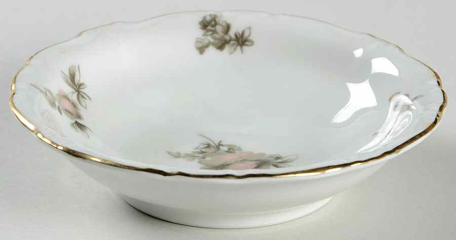 Sepia Rose Fruit/Dessert (Sauce) Bowl by Johann Haviland-1