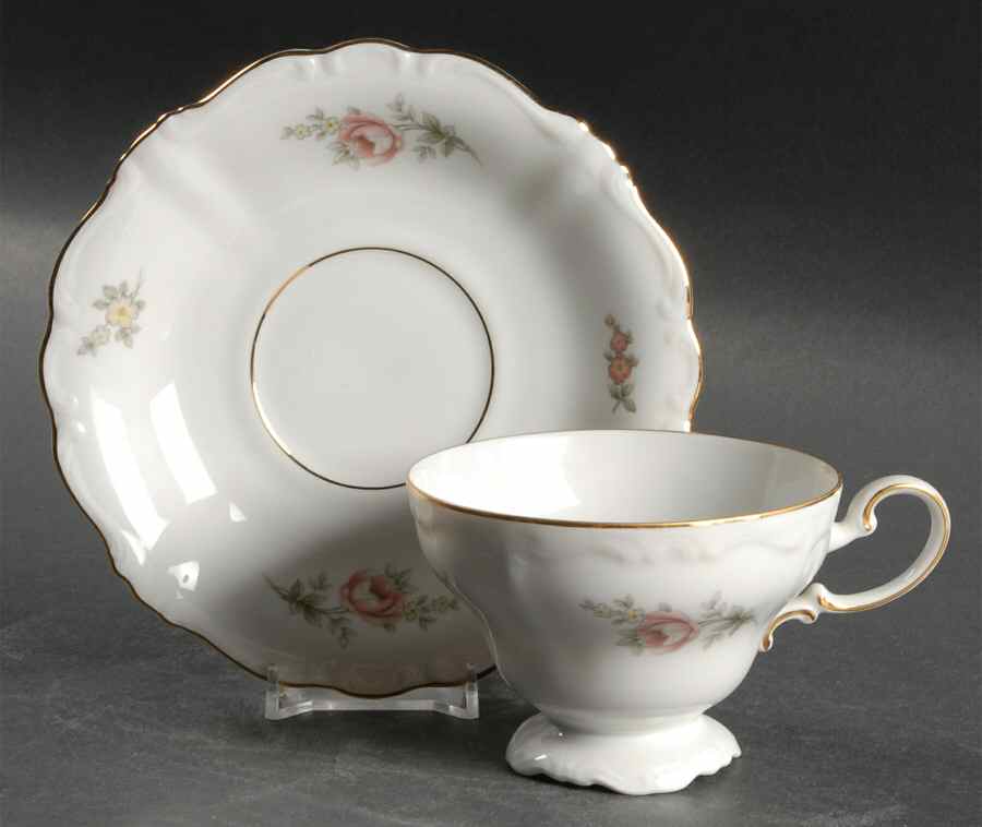 Serenade Footed Cup & Saucer Set by Johann Haviland-1