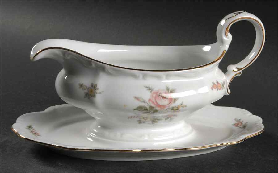 Serenade Gravy Boat with Attached Underplate by Johann Haviland-1