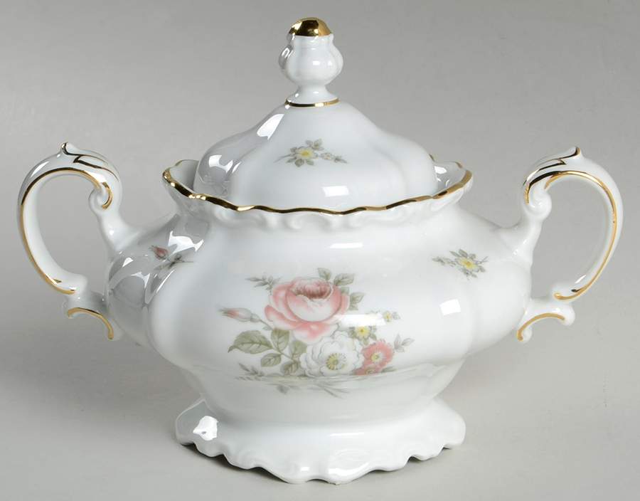 Serenade Sugar Bowl & Lid by Johann Haviland-1