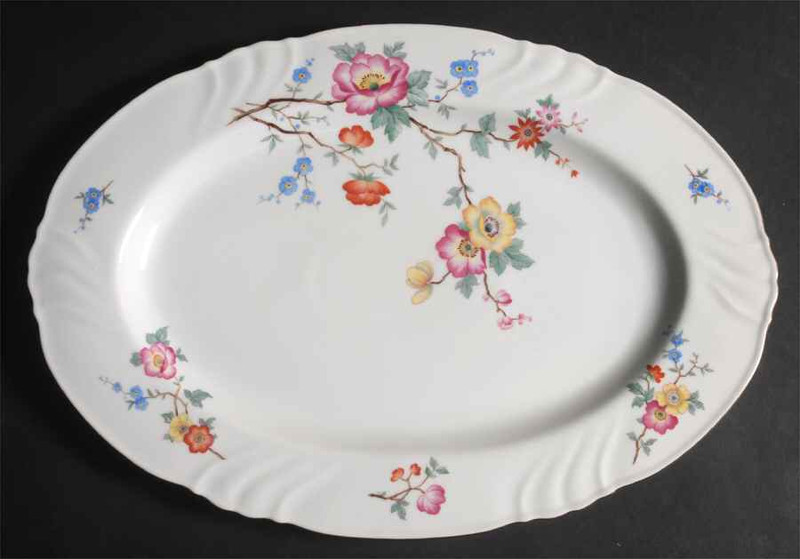 Shanghai 15" Oval Serving Platter by Johann Haviland-1