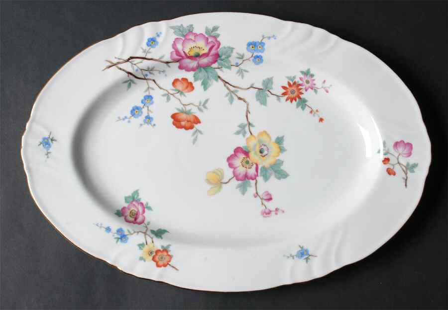 Shanghai 12" Oval Serving Platter by Johann Haviland-1