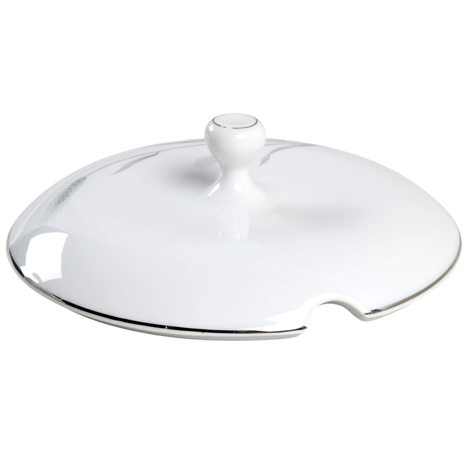 Silver Wheat Lid for Round Vegetable by Johann Haviland-1