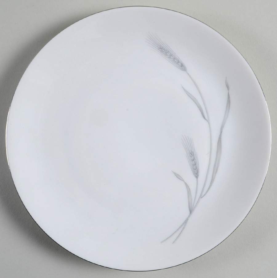 Silver Wheat Salad Plate by Johann Haviland-1