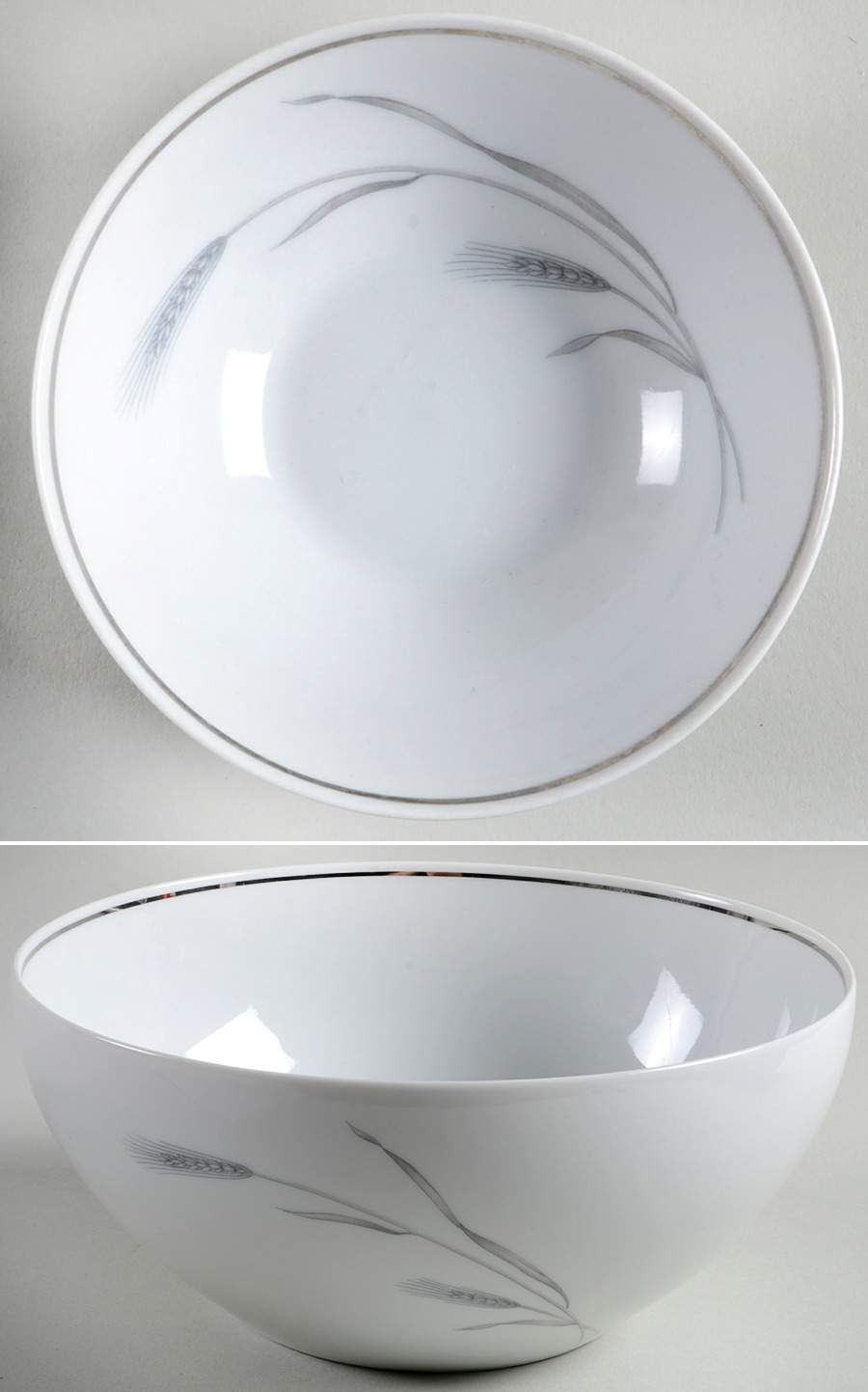 Silver Wheat 7" Round Vegetable Bowl by Johann Haviland-1