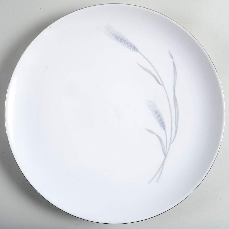 Silver Wheat Dinner Plate by Johann Haviland-1