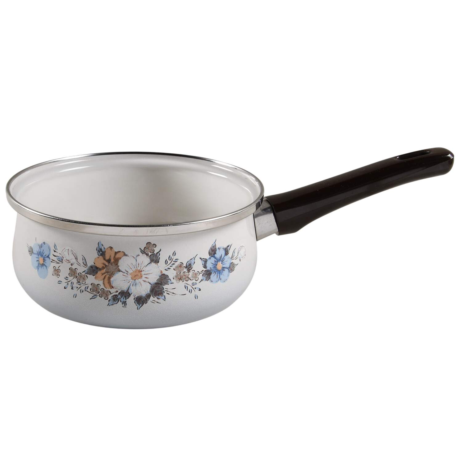 Spring Bouquet 1.5 Qt Metal Covered Saucepan No Lid by Johann Haviland-1