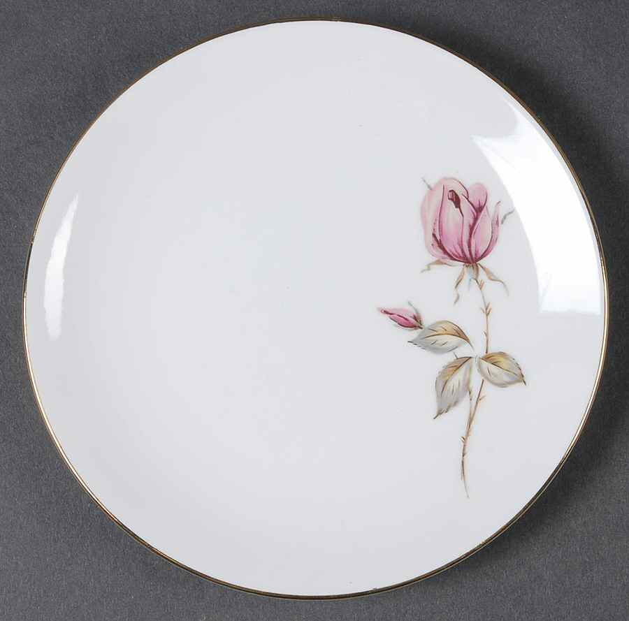Summer Rose Bread & Butter Plate by Johann Haviland-1