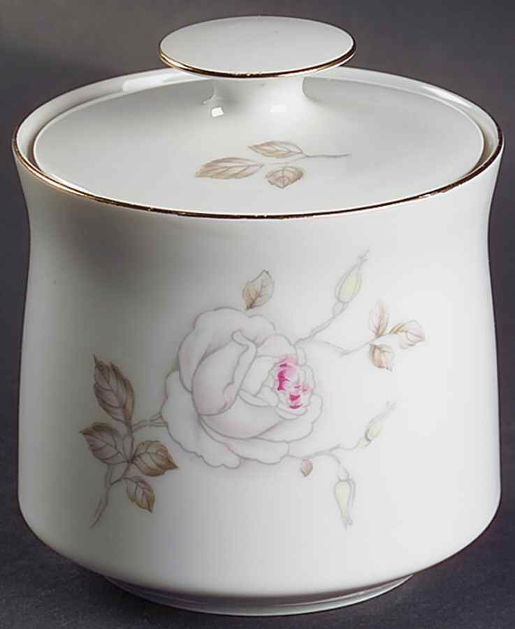 Sweetheart Rose Sugar Bowl & Lid by Johann Haviland-1