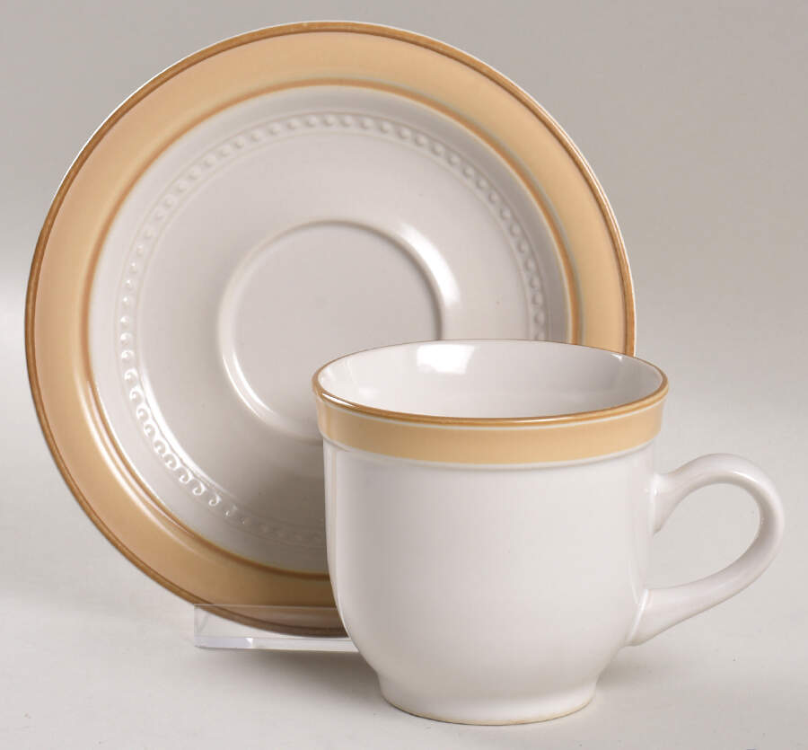 Tawny Willows Footed Cup & Saucer Set by Johann Haviland-1
