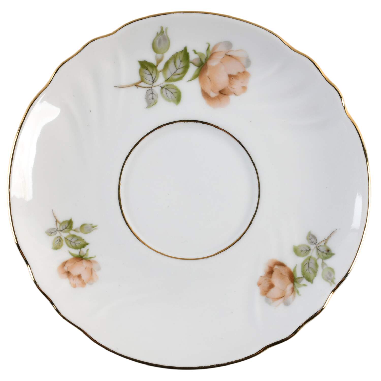 Tearose Saucer by Johann Haviland-1