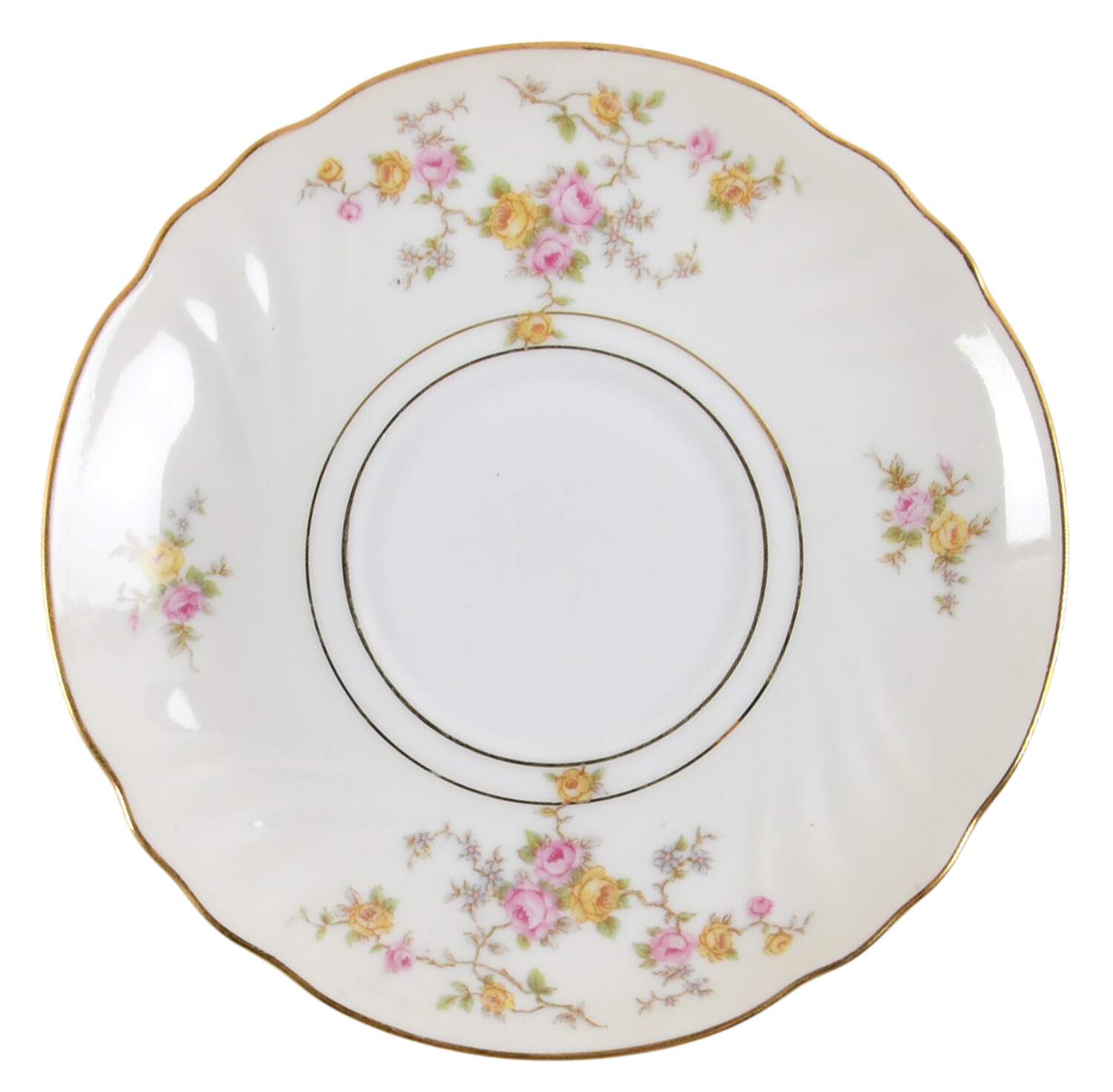 Thornrose Cream Saucer by Johann Haviland-1
