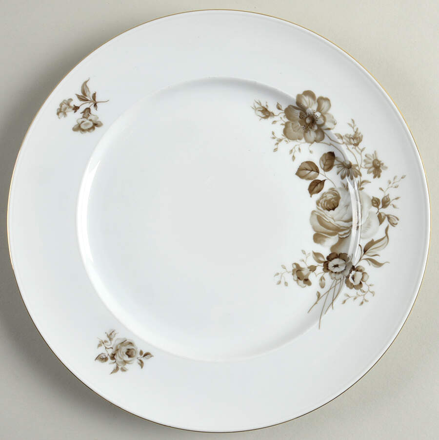 Twilight Rose Dinner Plate by Johann Haviland-1