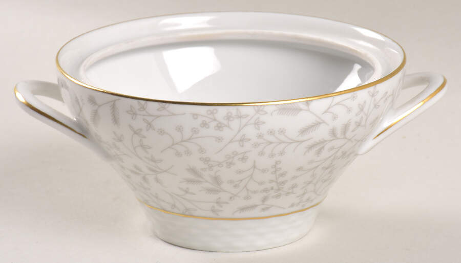 Gray Fern Sugar Bowl No Lid by Johann Haviland-1