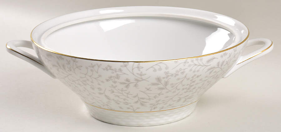 Gray Fern Round Vegetable No Lid by Johann Haviland-1