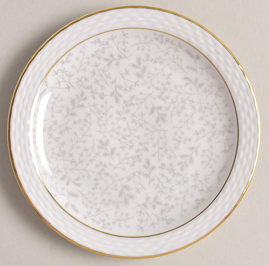 Gray Fern Bread & Butter Plate by Johann Haviland-1