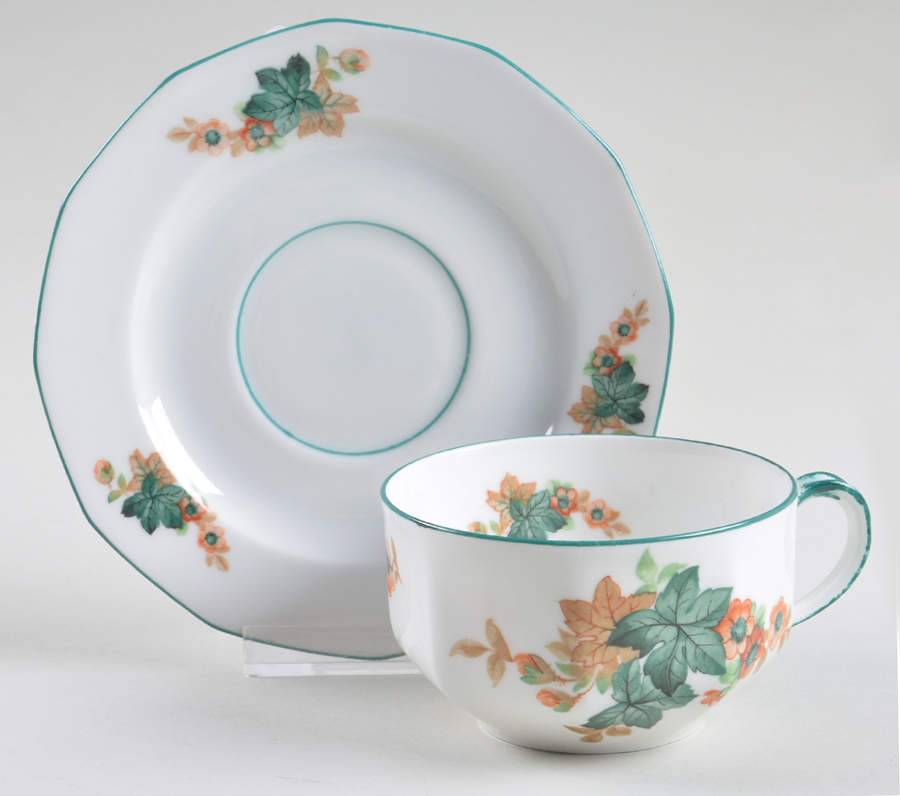 Verona Flat Cup & Saucer Set by Johann Haviland-1