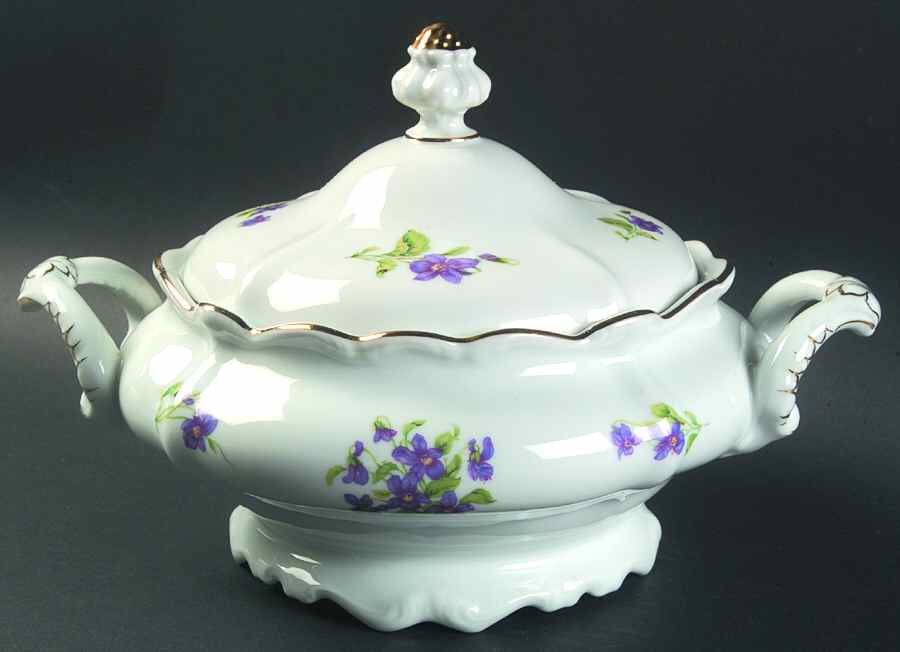 Violetta Round Covered Vegetable by Johann Haviland-1