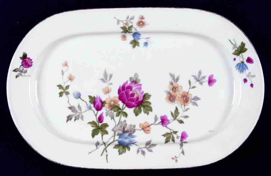 W772 12" Oval Serving Platter by Johann Haviland-1