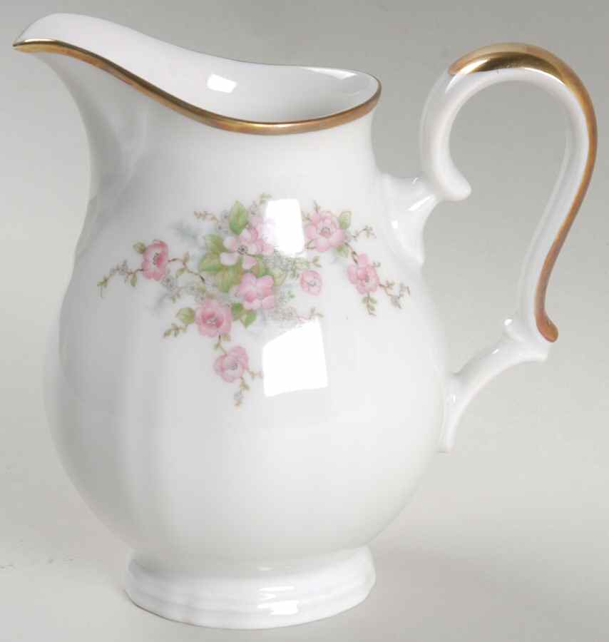 Wild Rose (1-8" Gold Trim) Creamer by Johann Haviland-1