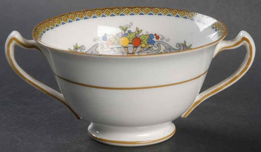 The Alhambra Footed Bouillon Cup by George Jones & Sons-1