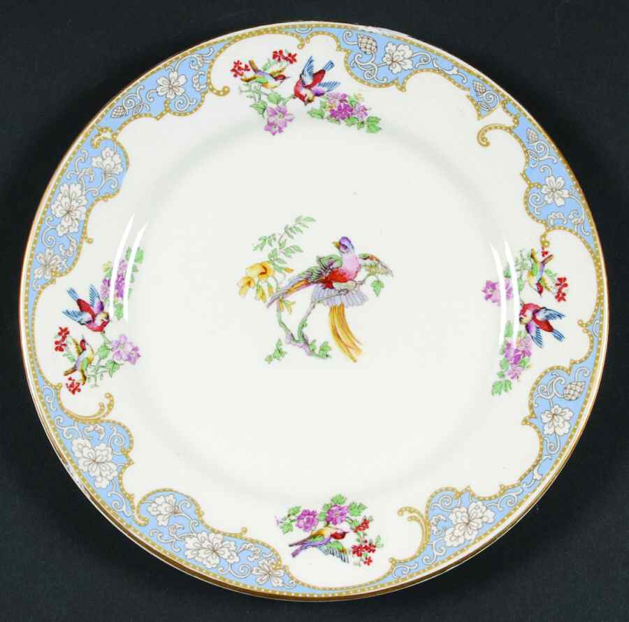 Bordeaux Salad Plate by George Jones & Sons-1