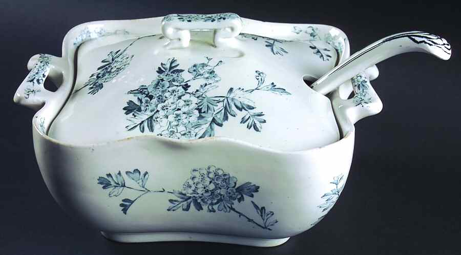 Charm Tureen & Lid w/Ladle by George Jones & Sons-1