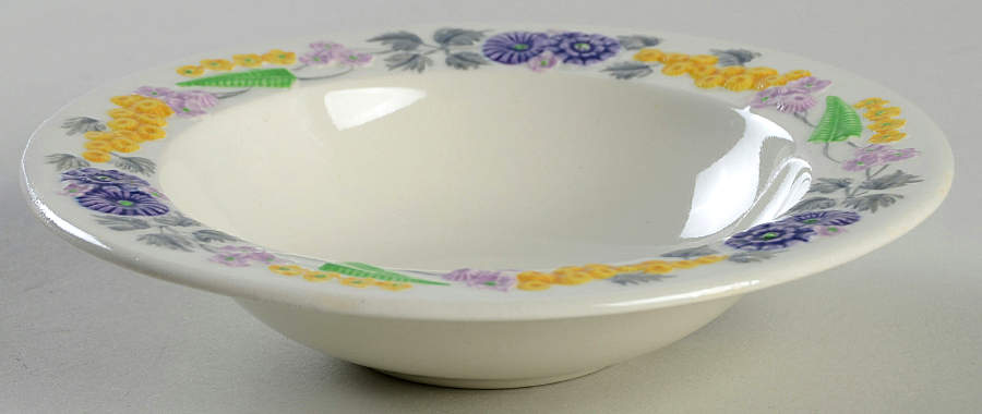 Devon Rim Fruit/Dessert (Sauce) Bowl by George Jones & Sons-1